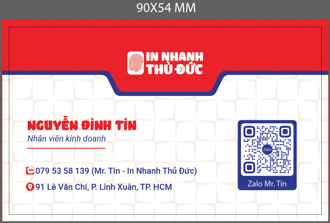 Danh thiếp chuẩn