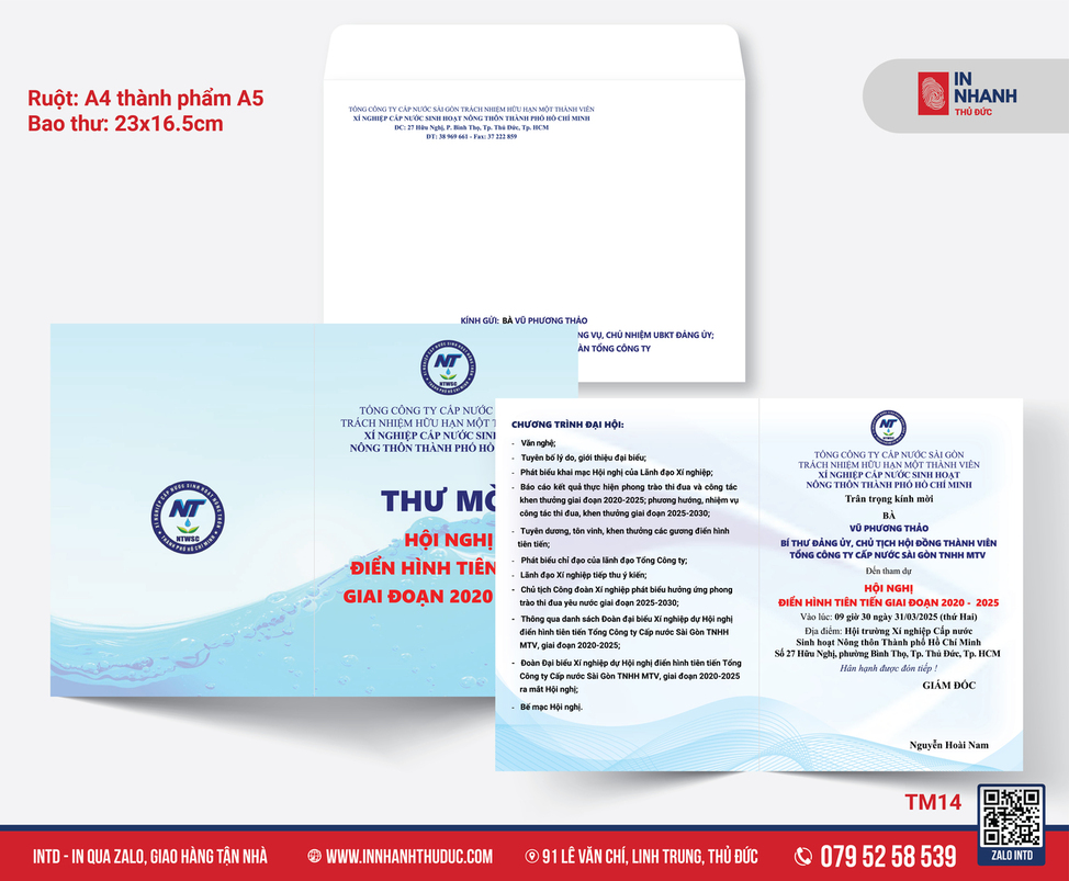 Thư mời - Thiệp mời doanh nghiệp