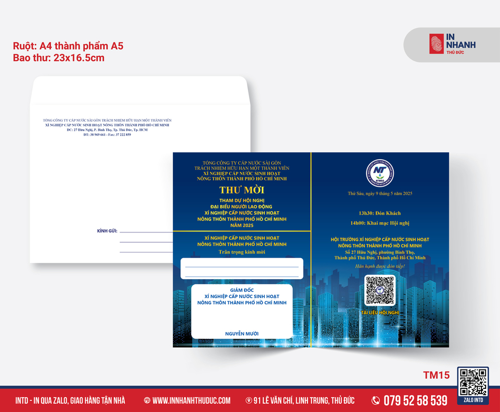 Thư mời - thiệp mời doanh nghiệp