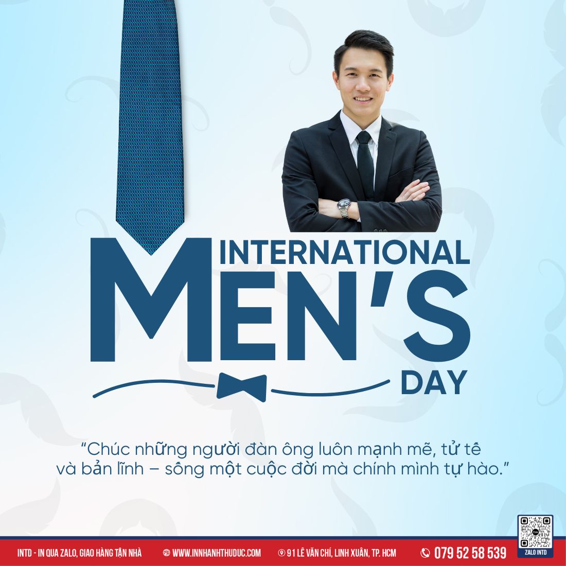 Chúc mừng ngày Quốc Tế Đàn Ông 19/11