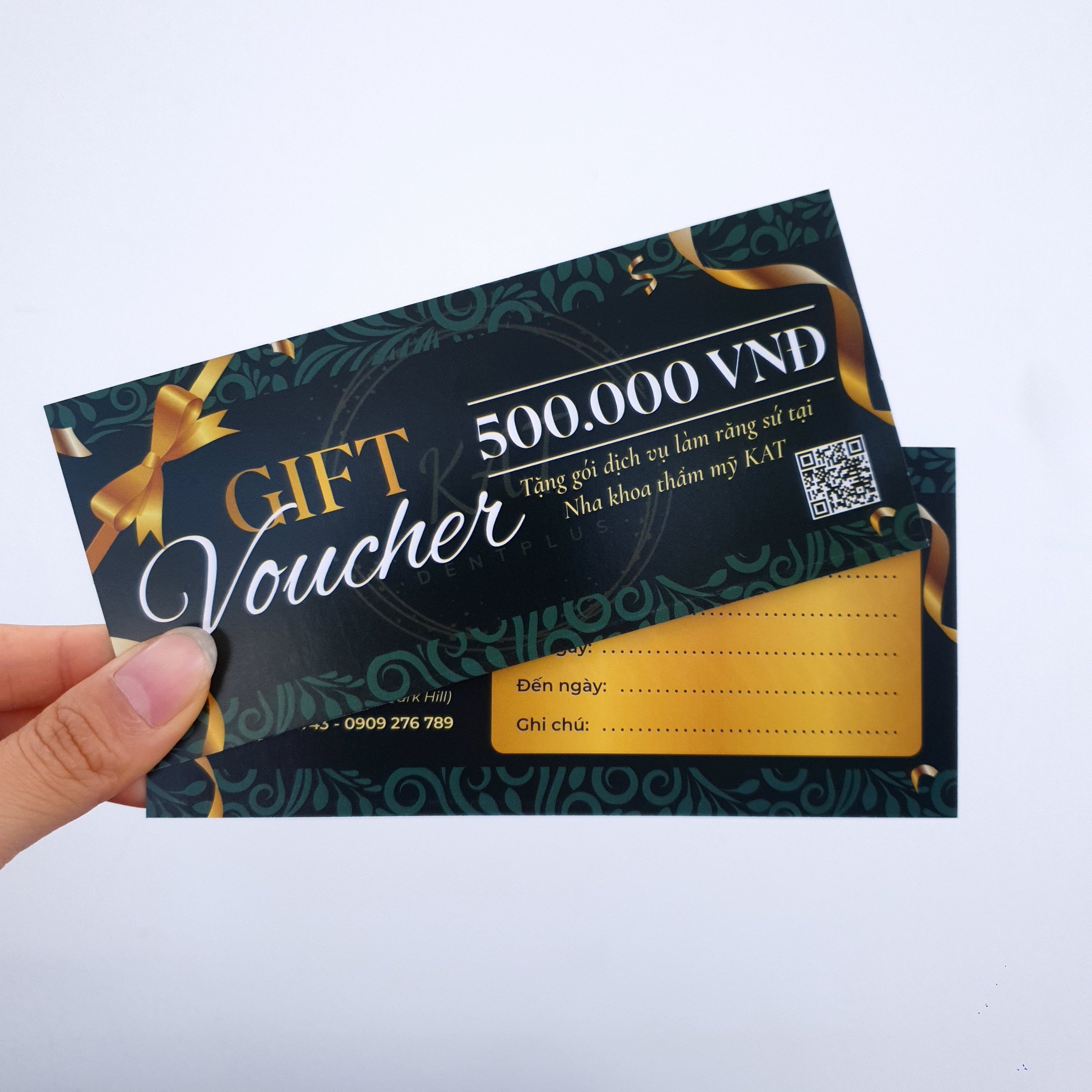 Voycher giấy C300, ko cán màng