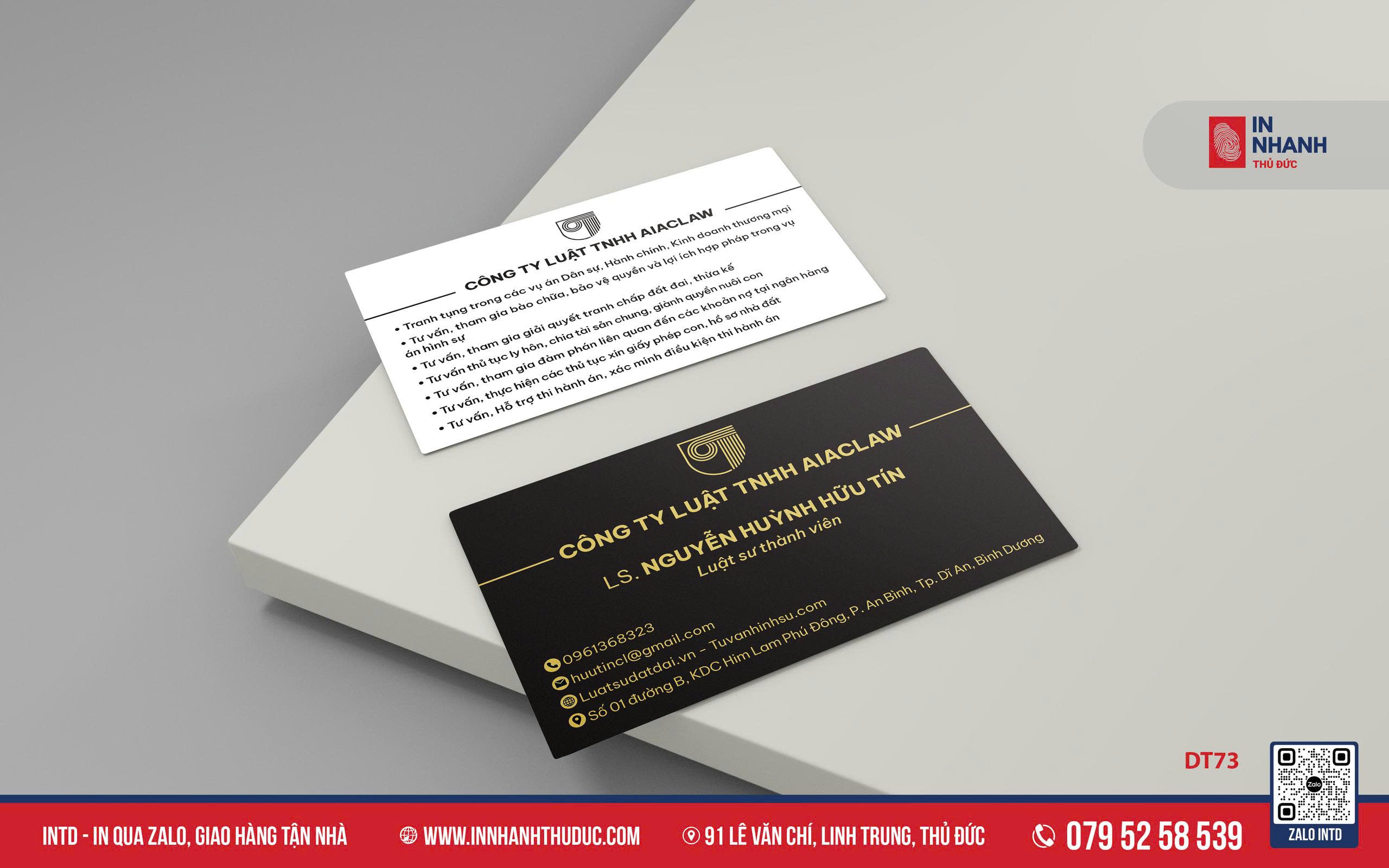Danh thiếp ngành Luật