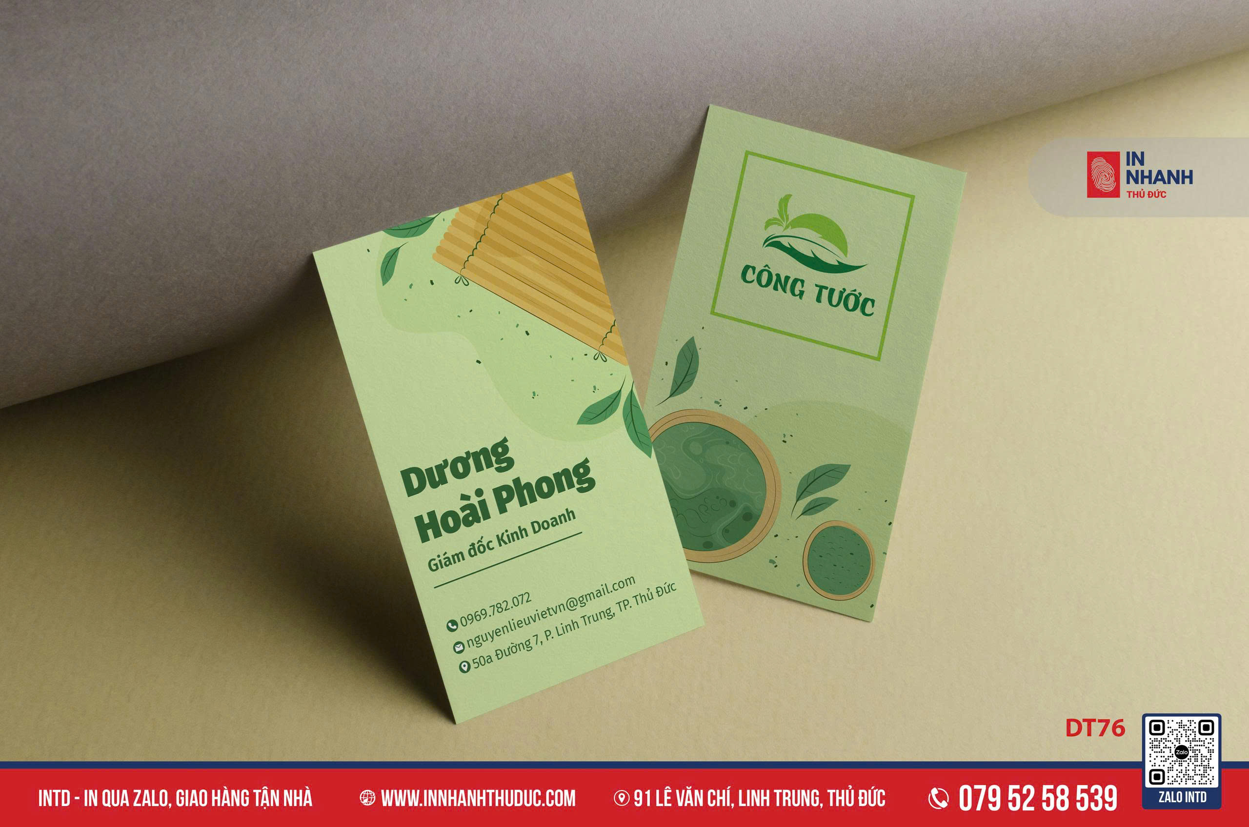 Danh Thiếp Giấy Mỹ Thuật