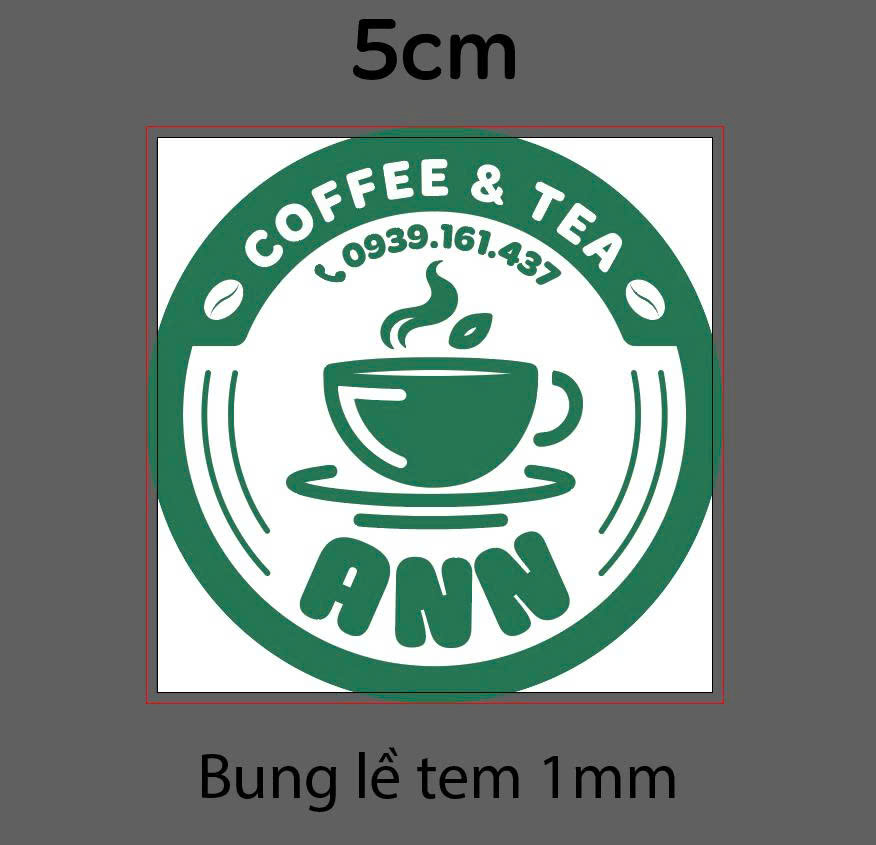 Tem dán bung lề 1mm