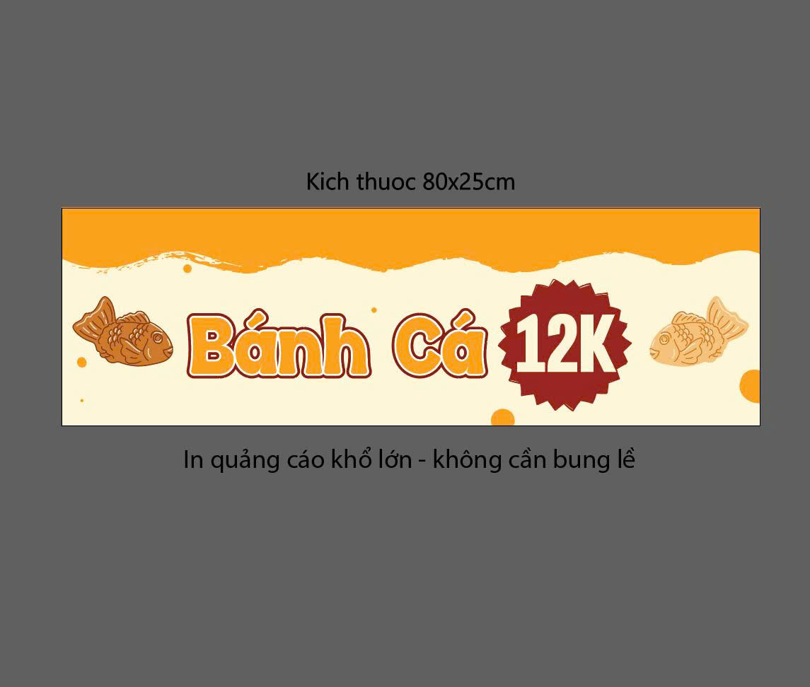 In quảng cáo khổ lớn - không cần bung lề