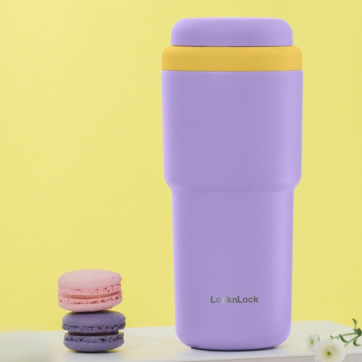 Bình giữ nhiệt LocknLock Daily Macaron Tumbler 480ml – Màu tím