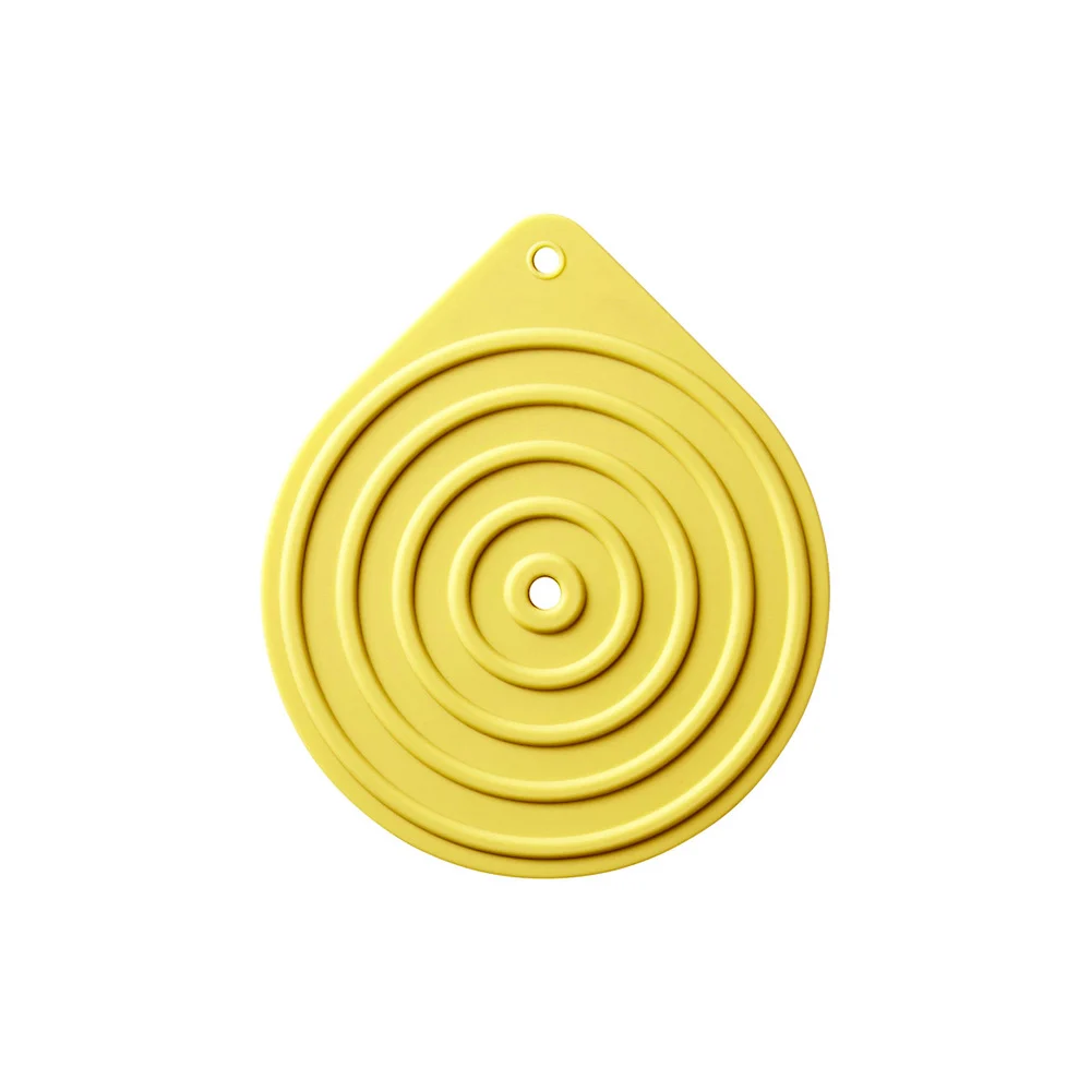 CKT217DYEL-Miếng lót nồi hình tròn-Màu vàng