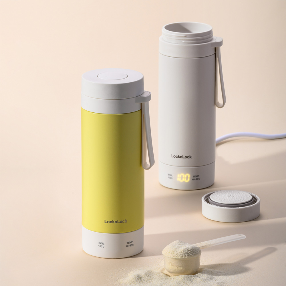 Bình Đun Giữ Nhiệt LocknLock Heating Tumbler 300ml (EJC723LYEL)