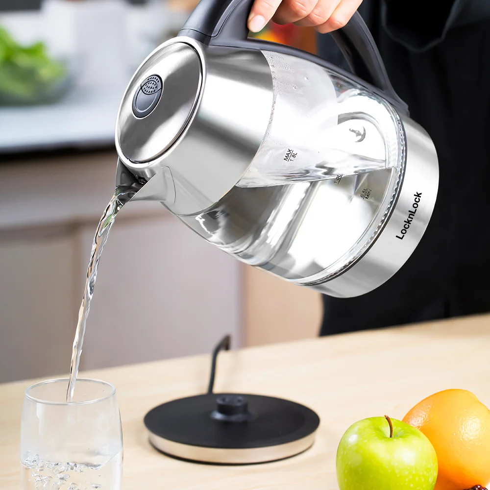 Ấm Đun Nước Siêu Tốc Thủy Tinh LocknLock EJK341