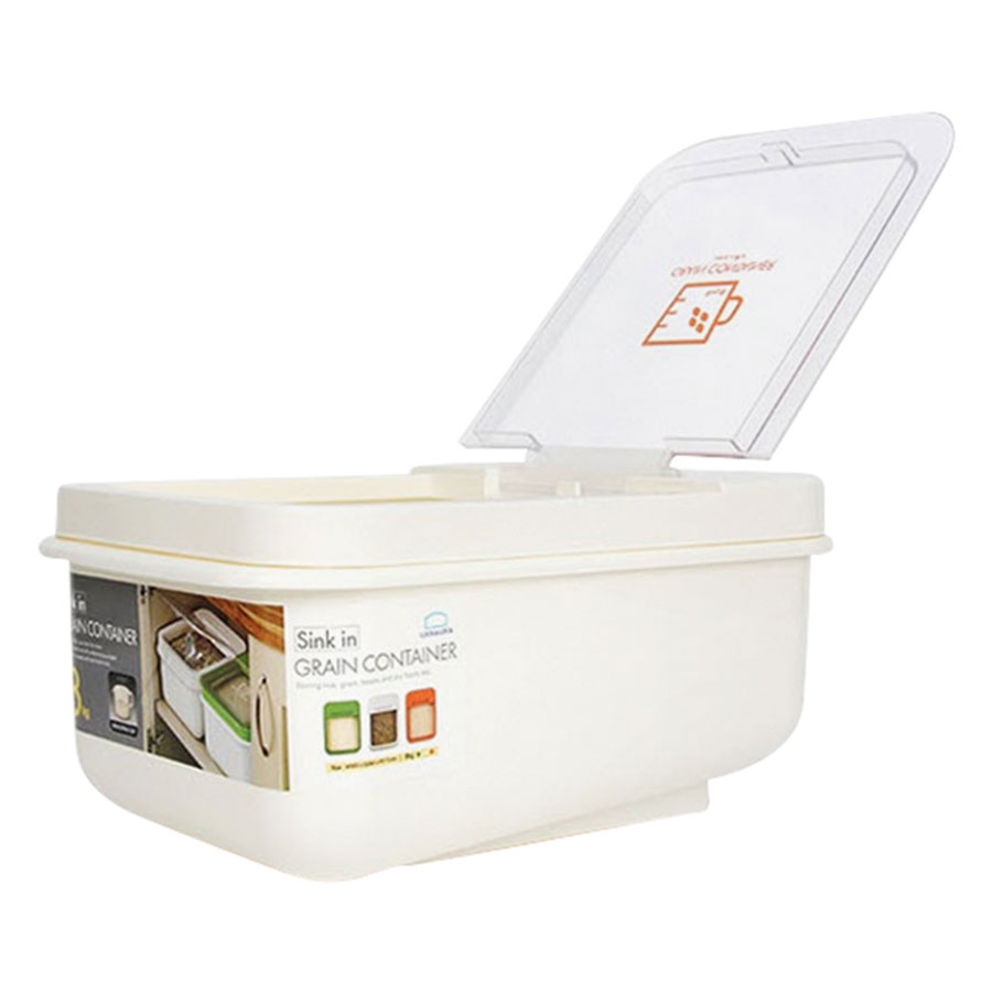 HPL530W- Thùng đựng gạo bằng nhựa Lock&Lock 8kg - Trắng