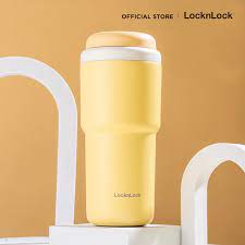 LHC3292YEL - Bình giữ nhiệt LocknLock Daily Macaron Tumbler 480ml - Màu vàng