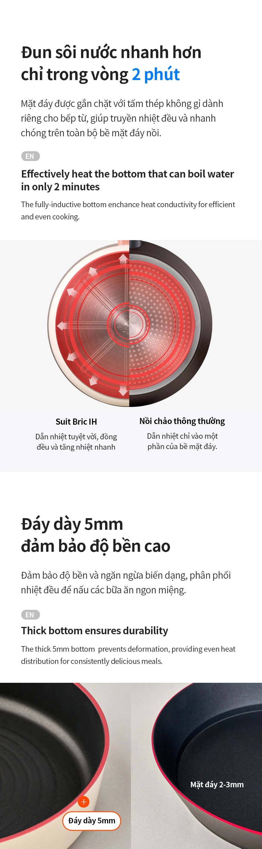 Chảo sâu lòng LocknLock Suit Bric CAW2255IH