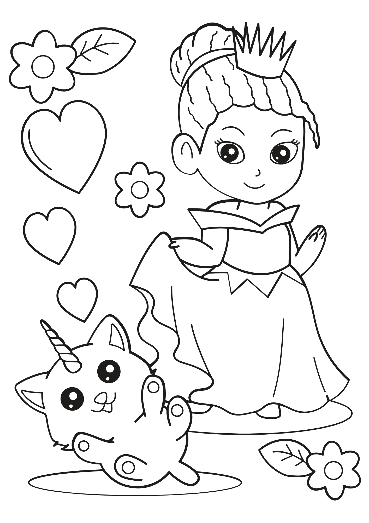 Tranh Tô Màu Công Chúa Cho Bé 3-5 Tuổi ảnh 14