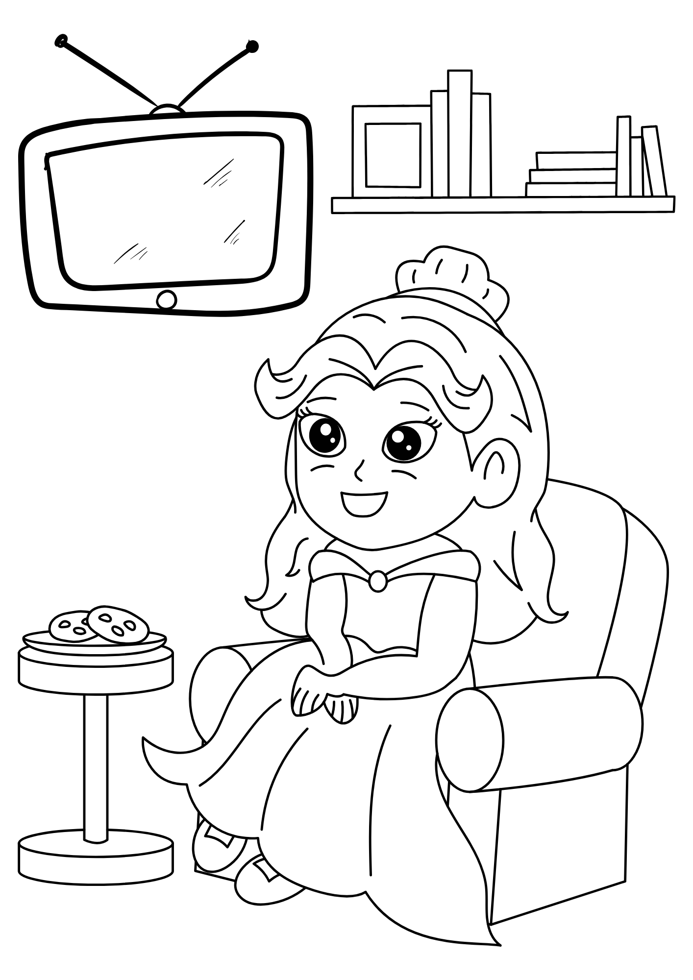 Tranh Tô Màu Công Chúa Cho Bé 3-5 Tuổi ảnh 17