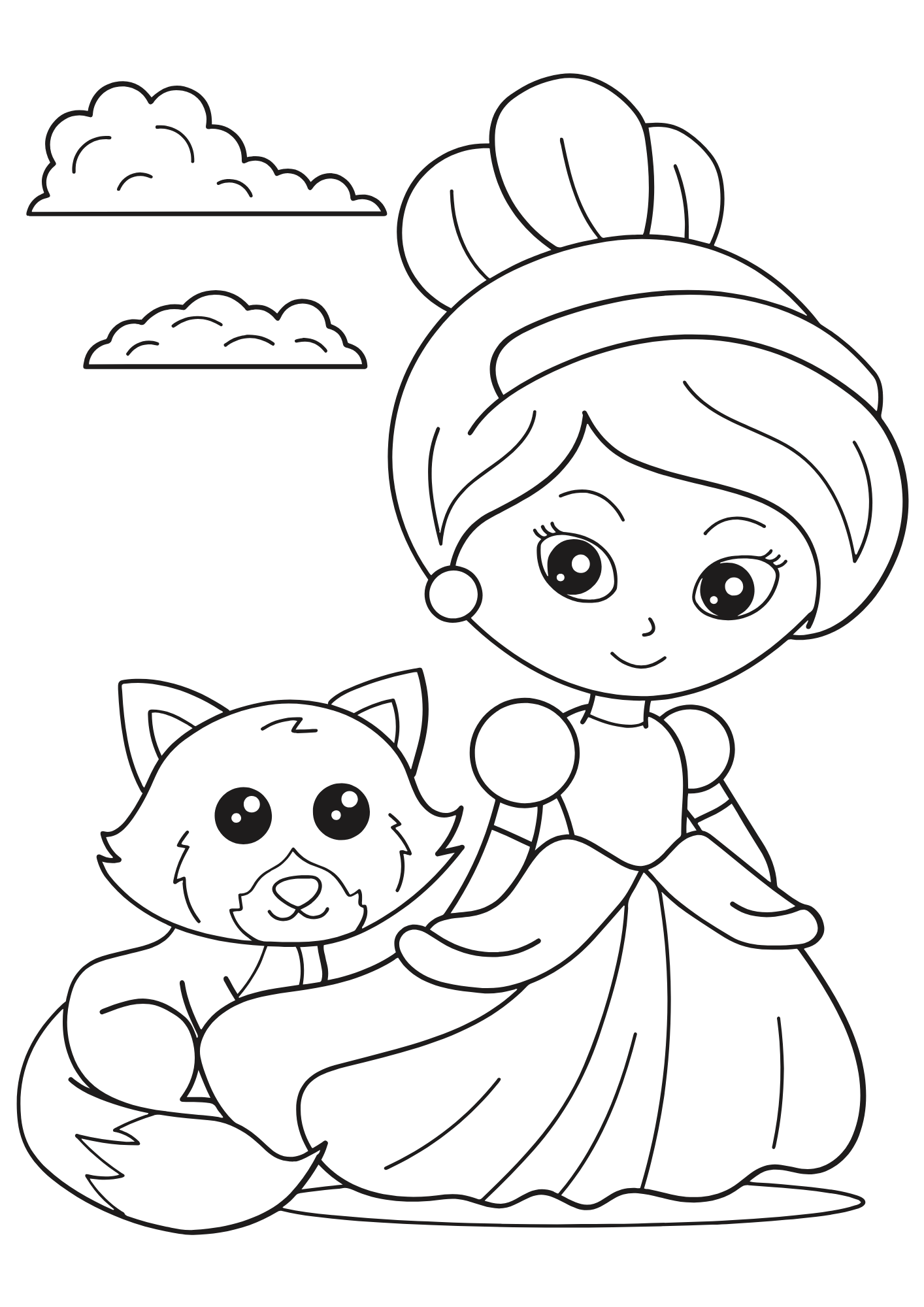 Tranh Tô Màu Công Chúa Cho Bé 3-5 Tuổi ảnh 7