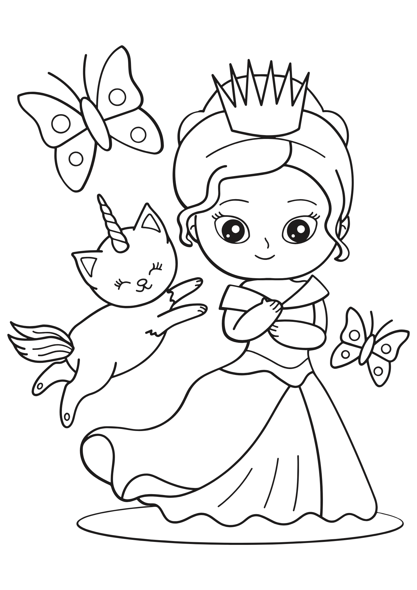 Tranh Tô Màu Công Chúa Cho Bé 3-5 Tuổi ảnh 9