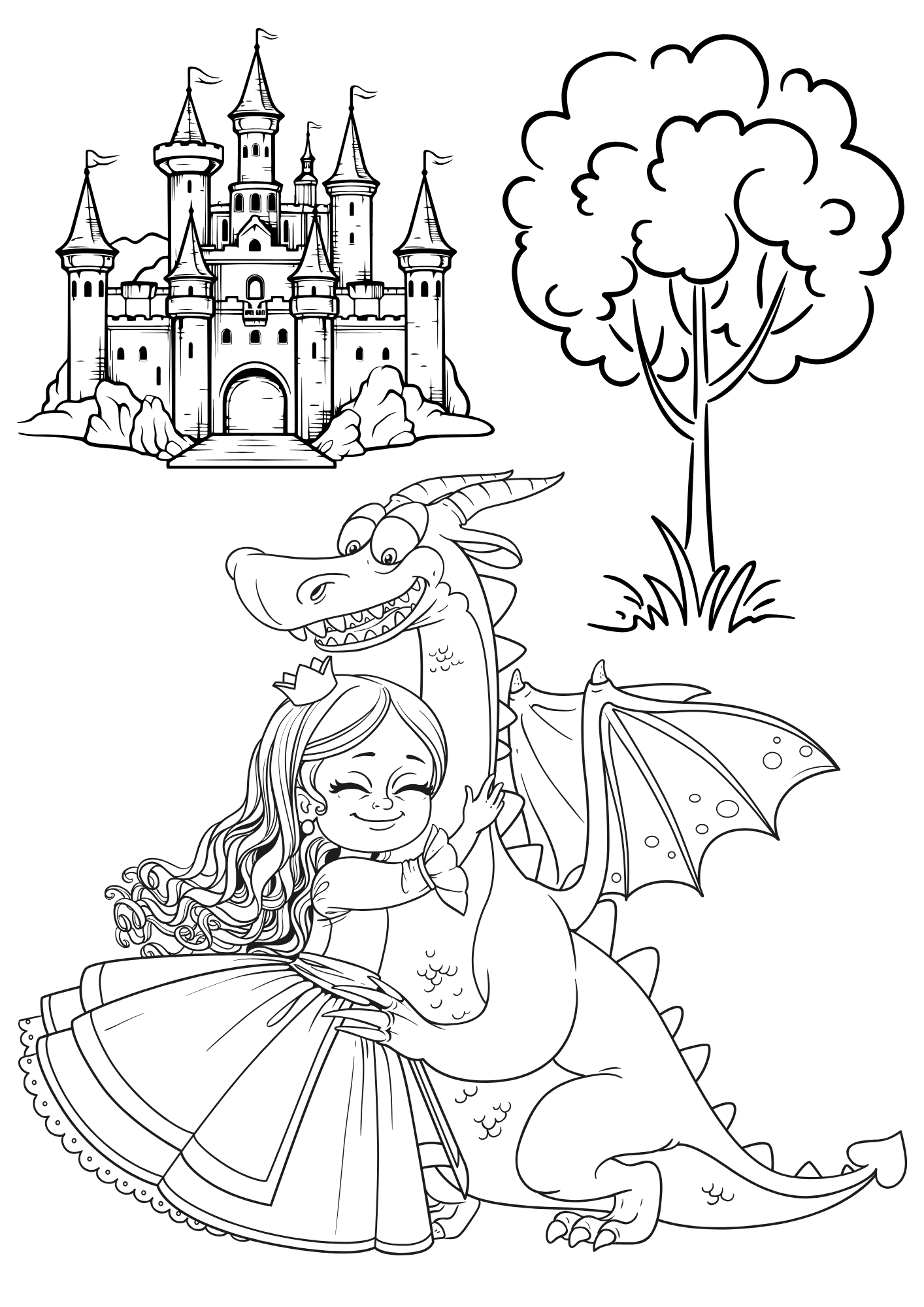 Tranh Tô Màu Công Chúa Cho Bé 9-12 Tuổi ảnh 16