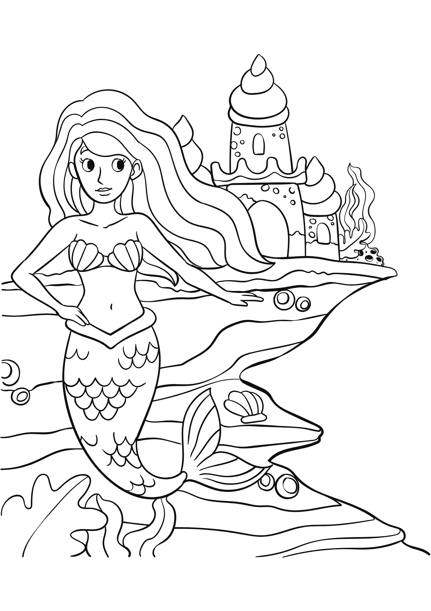 Tranh Tô Màu Công Chúa Cho Bé 9-12 Tuổi ảnh 19