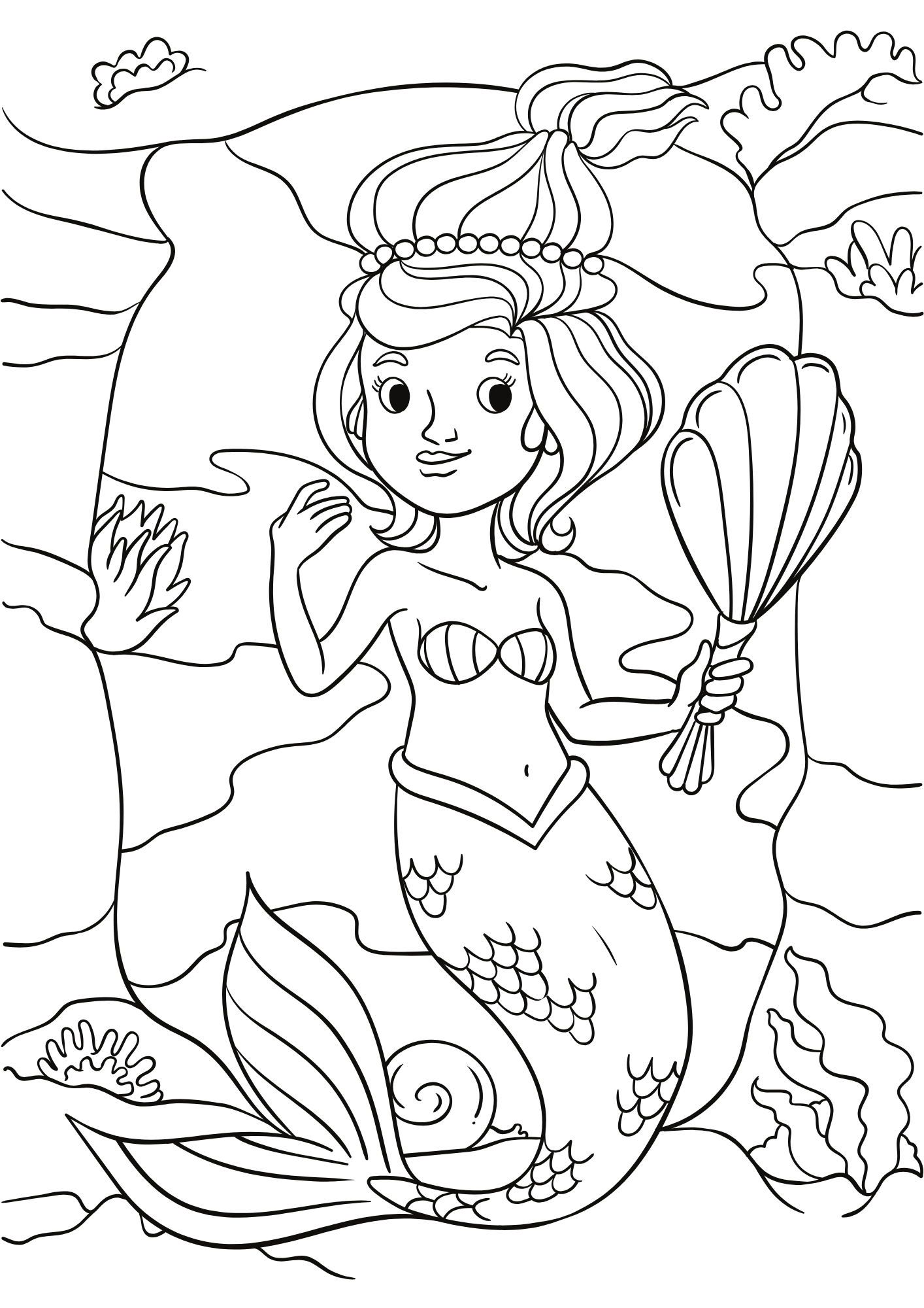 Tranh Tô Màu Công Chúa Cho Bé 9-12 Tuổi ảnh 21