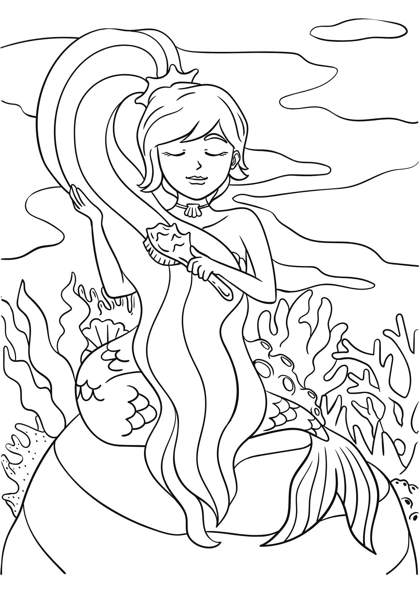 Tranh Tô Màu Công Chúa Cho Bé 9-12 Tuổi ảnh 25