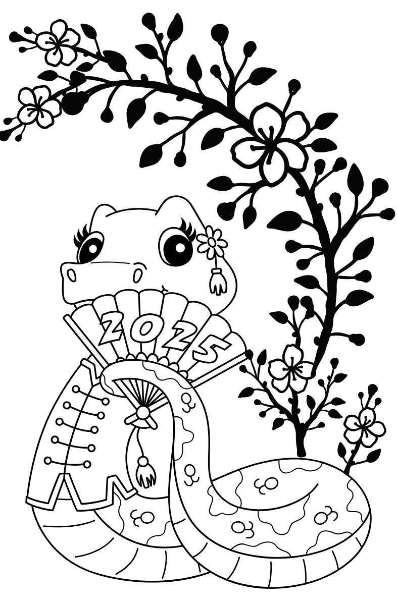 Tranh Tô Màu Hoa Mai Cho Bé 9-12 Tuổi ảnh 9