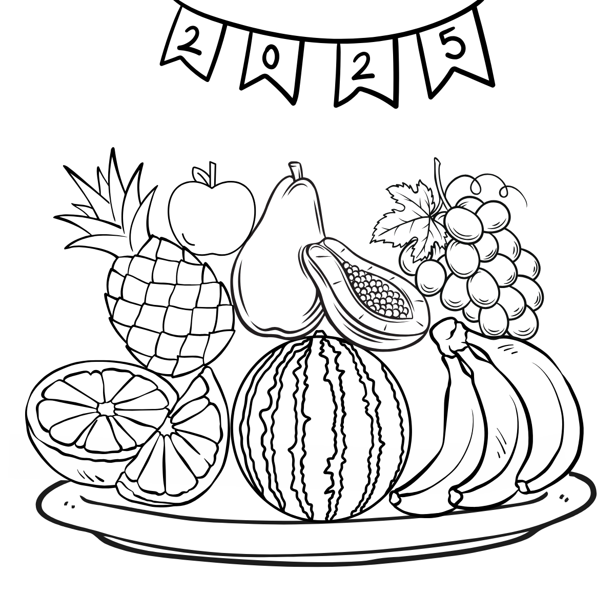 tranh tô màu tết 2025 cho trẻ 3-5 tuổi ảnh 11