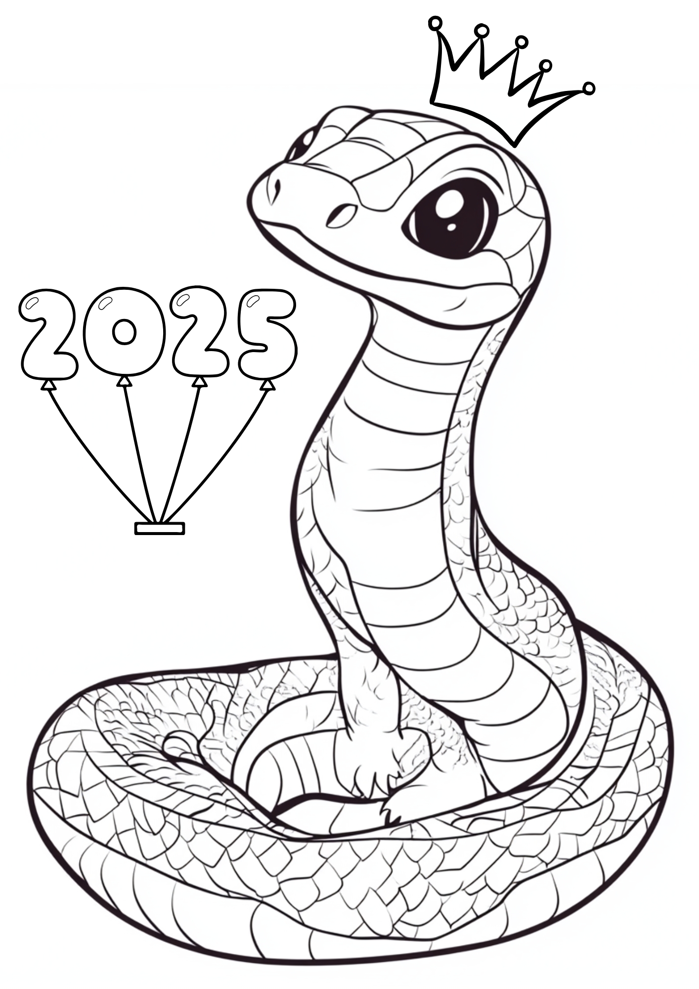 tranh tô màu tết 2025 cho trẻ 3-5 tuổi ảnh 8