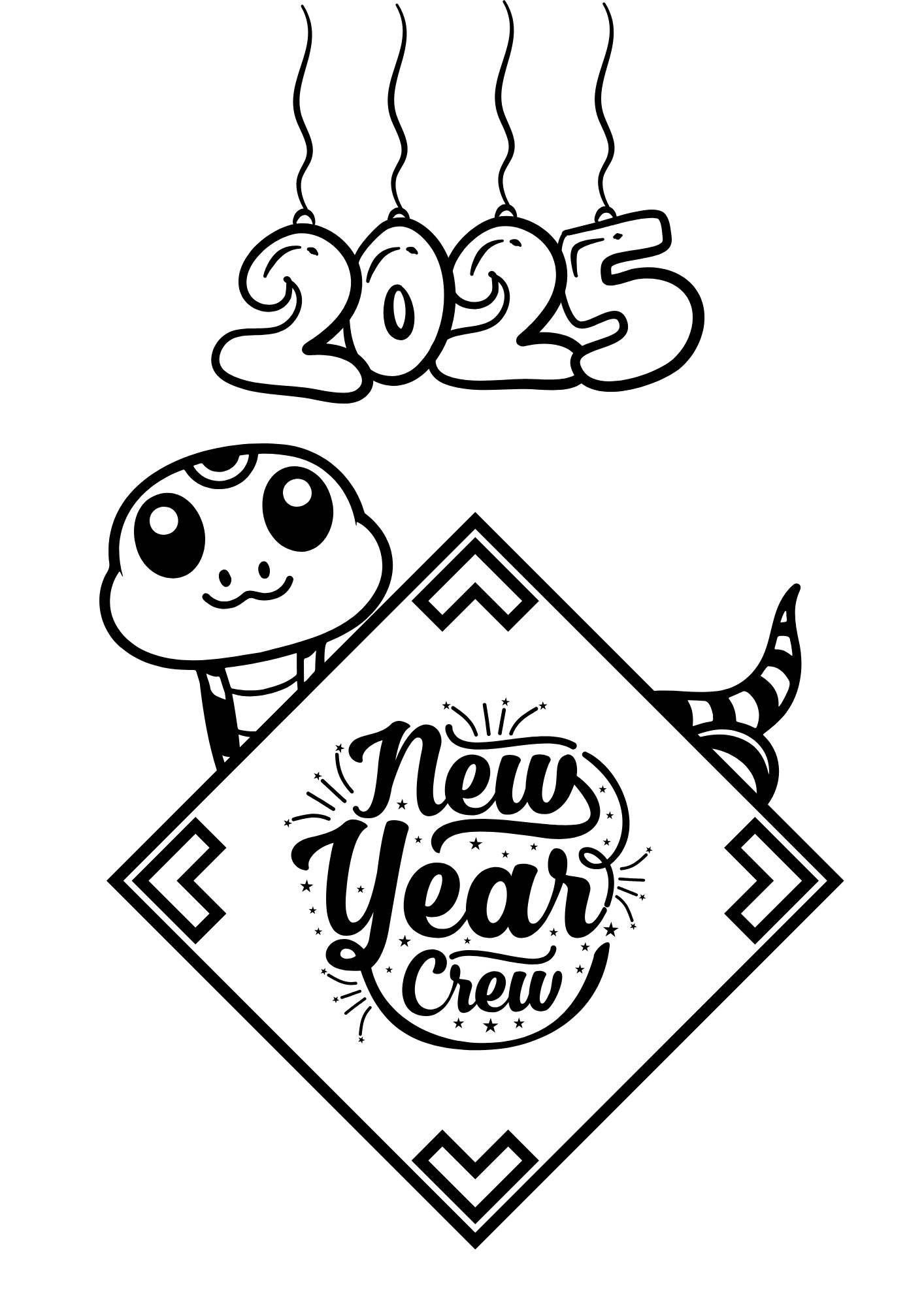 tranh tô màu tết 2025 cho trẻ 3-5 tuổi ảnh 9