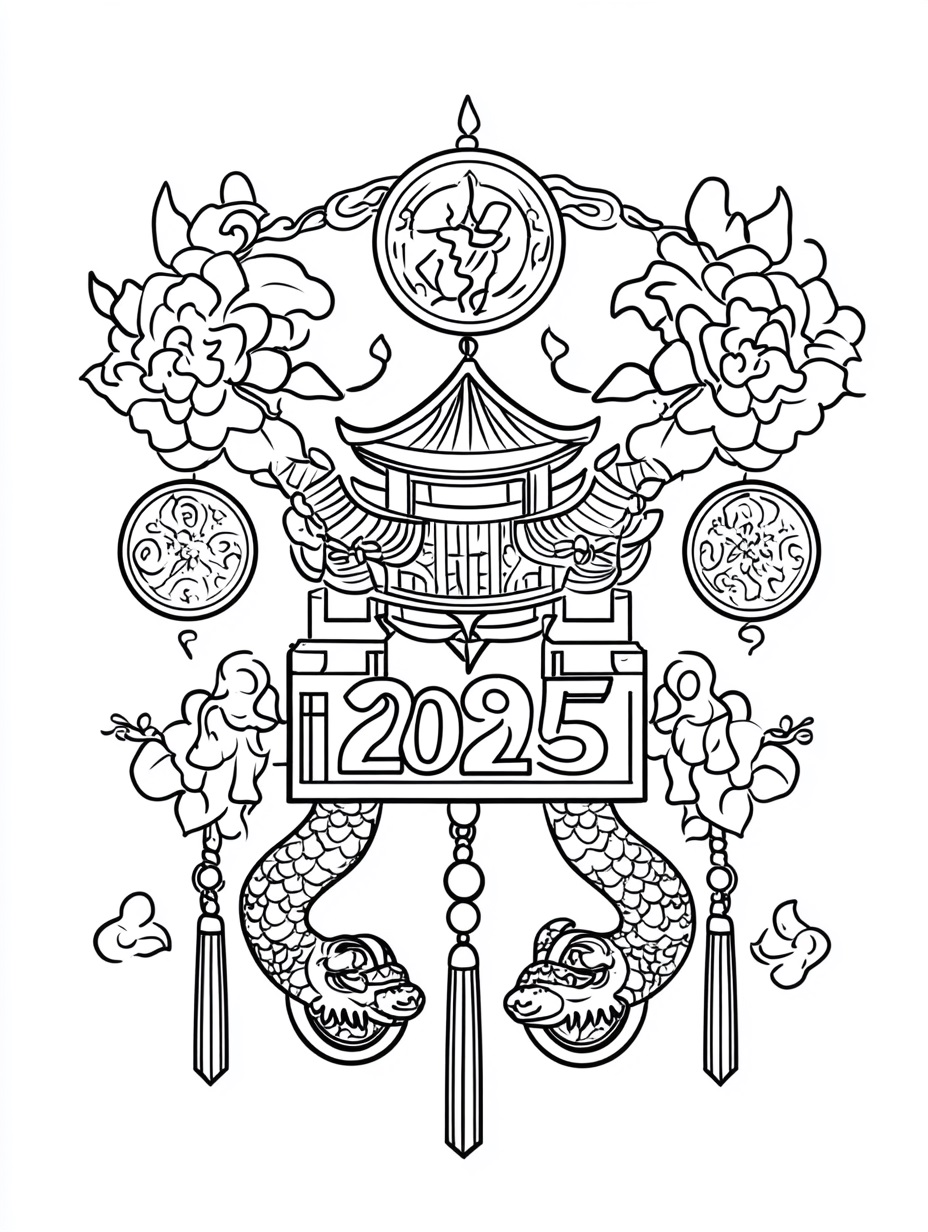 tranh tô màu tết 2025 cho trẻ 9 tuổi ảnh 21