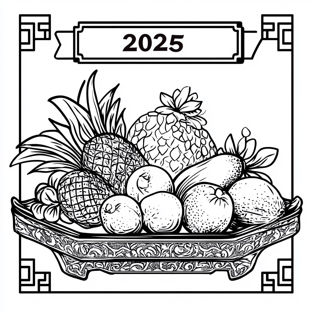 tranh tô màu tết 2025 cho trẻ 9 tuổi ảnh 9