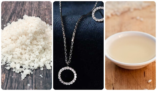 Giấm và muối làm sáng bạc hiệu quả