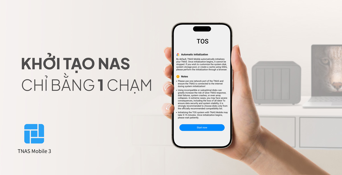 tnas mobile 3 quản lý nas terramaster trên thiết bị di động