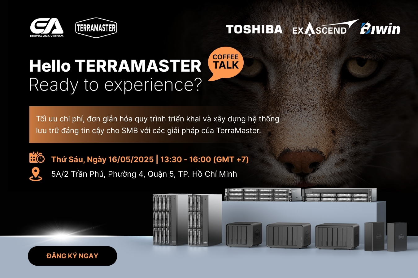 sự kiện coffee talk của TerraMaster