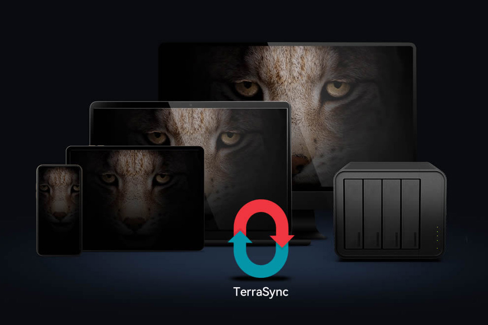công cụ đồng bộ hóa dữ liệu terrasync dành cho người dùng nas terramaster