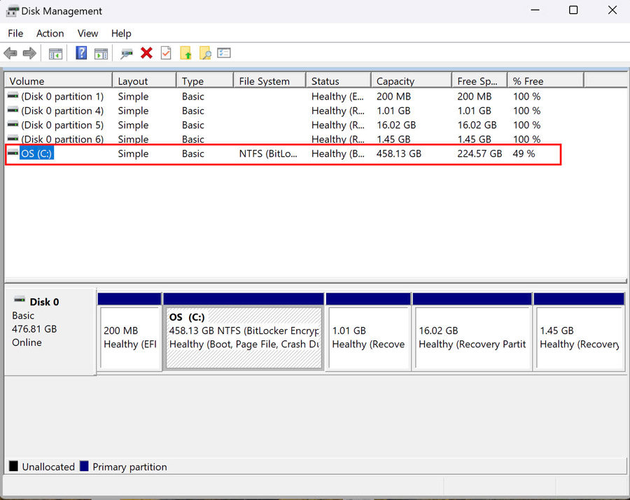 khởi tạo ổ cứng ssd