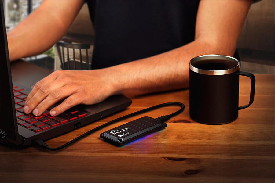 ổ cứng game ssd wd_black p40 tốc độ 2000mbps