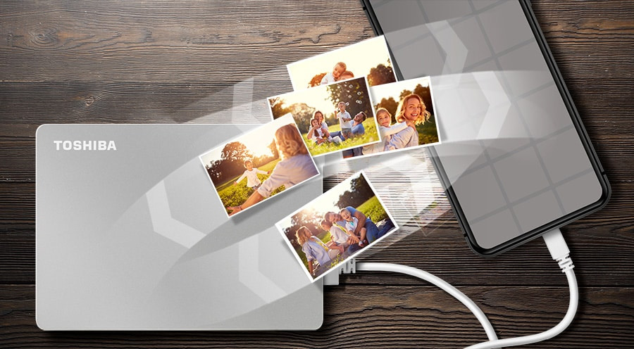 ổ cứng di động toshiba canvio flex backup