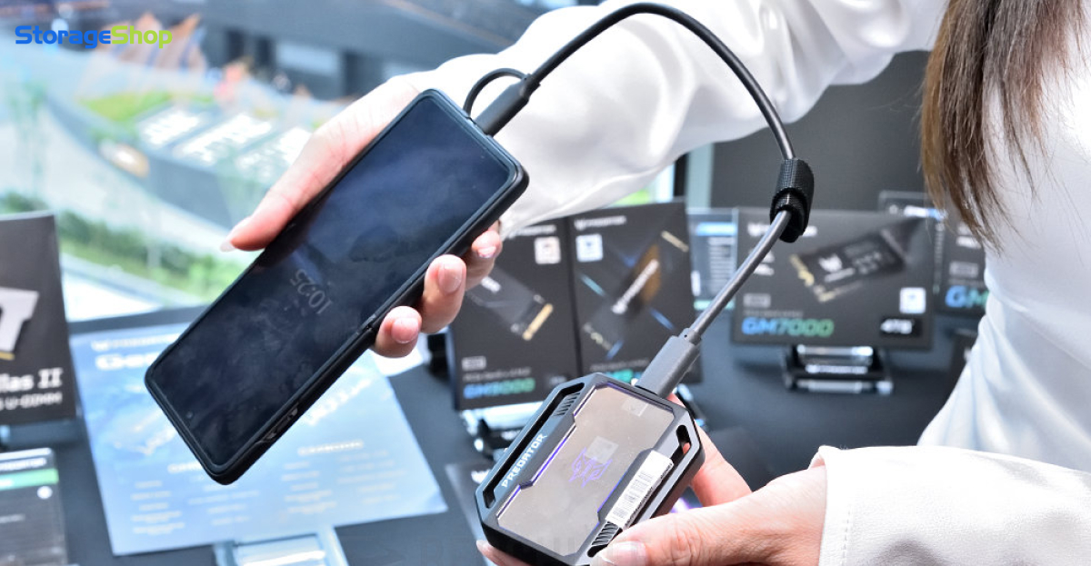 Ổ cứng di động SSD Predator GP30 – Tương thích đa thiết bị, tiện lợi cắm là dùng