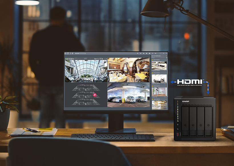 top 5 nas 2024 - Thiết bị NAS QNAP QVP-41C