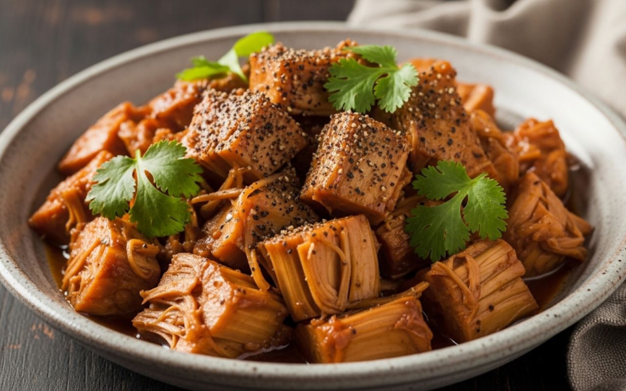 Mít Non Kho Tiêu – Đậm Đà, Dễ Làm Bữa Cơm Chay