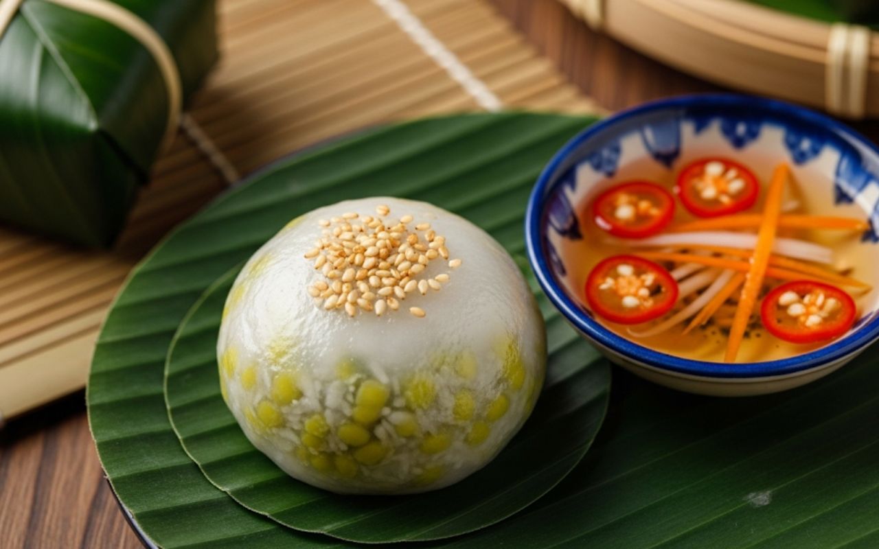 Bánh Ít Trần Chay – Nhân Đậu Xanh Thơm Ngon