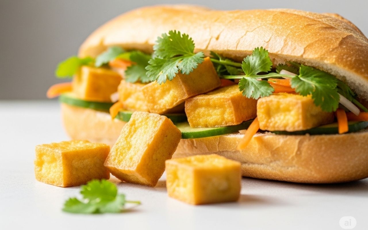 Bánh mì chay nhân đậu hũ: Cách làm ngon, bổ dưỡng và dễ thực hiện