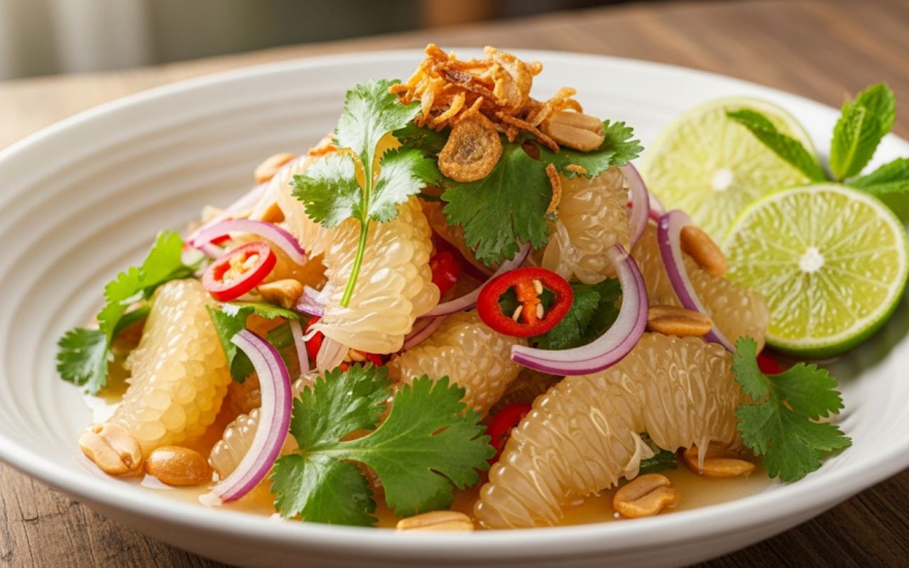 Gỏi Bưởi Chay - Món Ngon, Tươi Mát Giúp Cải Thiện Sức Khỏe