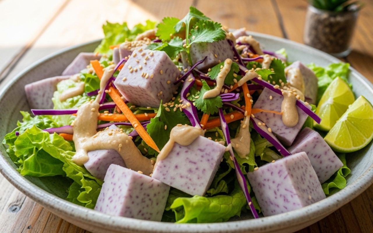 Gỏi Khoai Môn Chay: Món Ăn Thanh Đạm Ngon Miệng, Tốt Cho Sức Khỏe