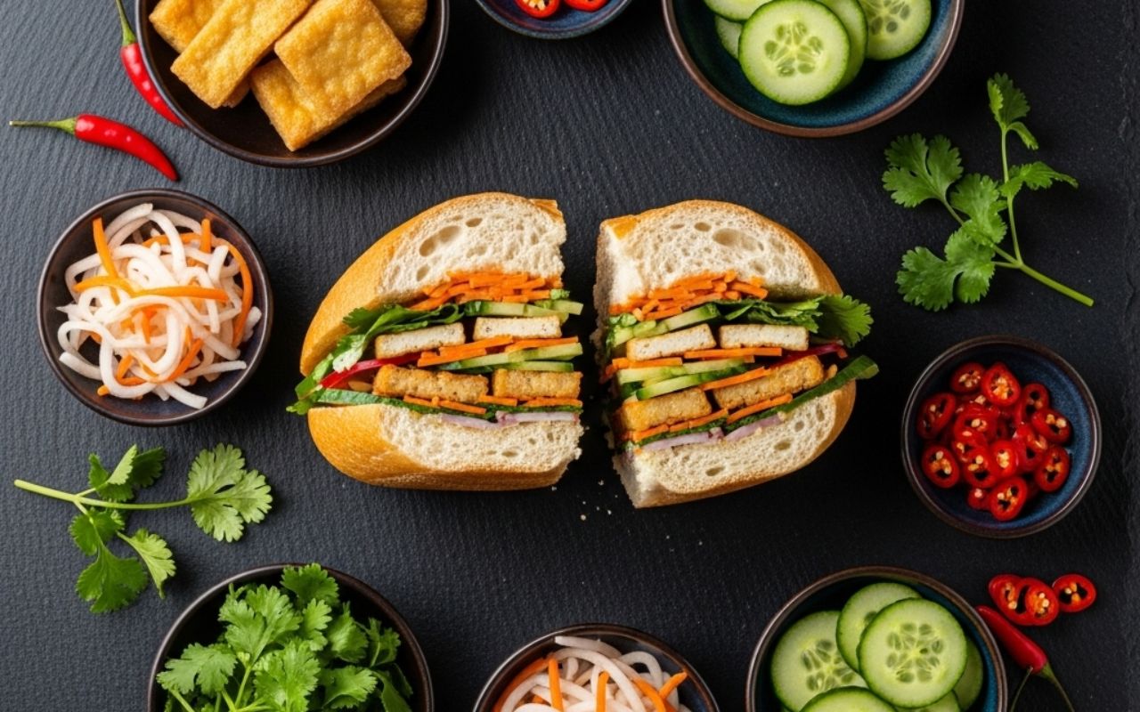 Bánh Mì Chay Kiểu Miền Nam: Hương Vị Thanh Đạm Lôi Cuốn Khó Cưỡng