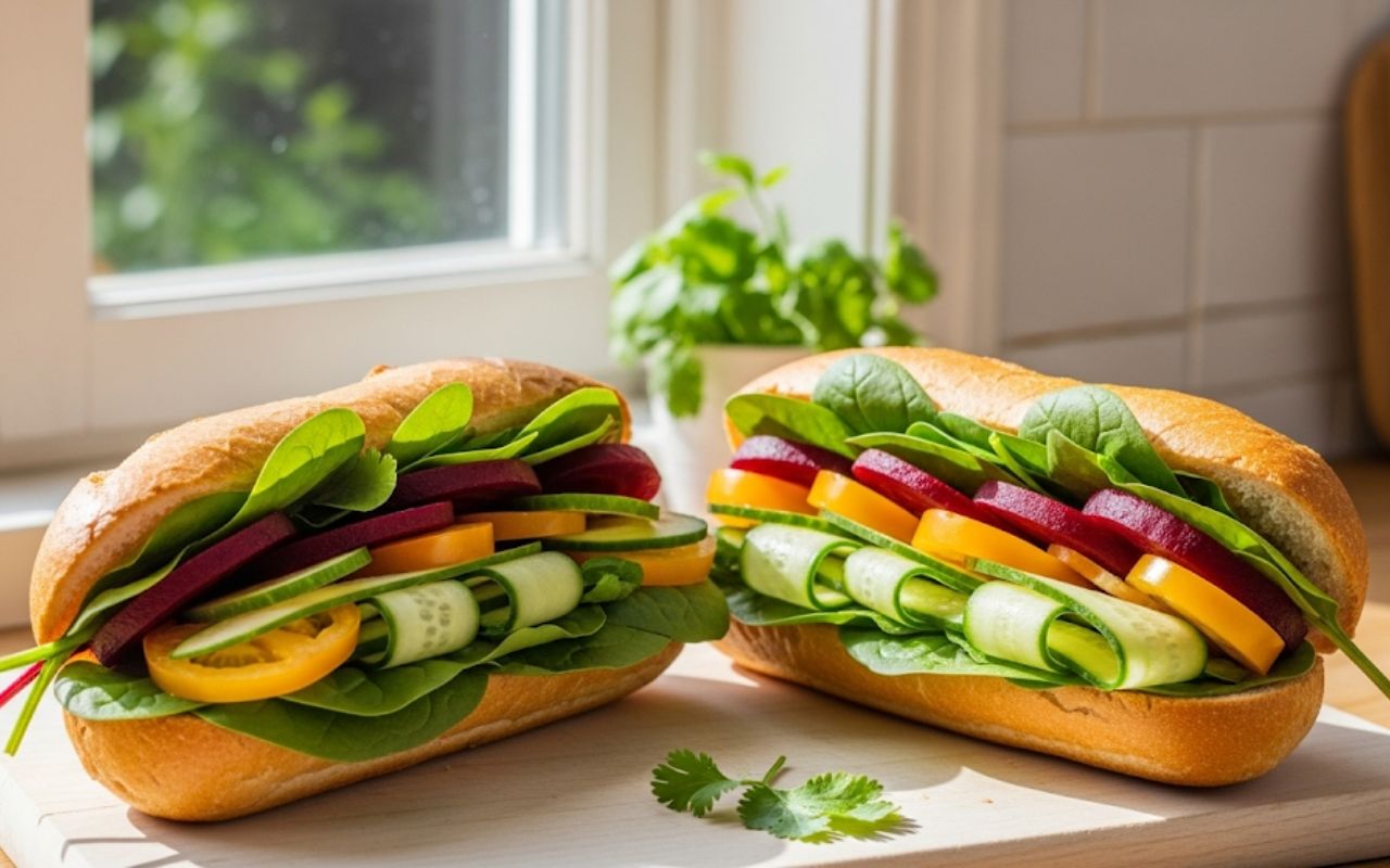 Bánh mì chay với rau củ: Hướng dẫn cách làm đơn giản và bổ dưỡng