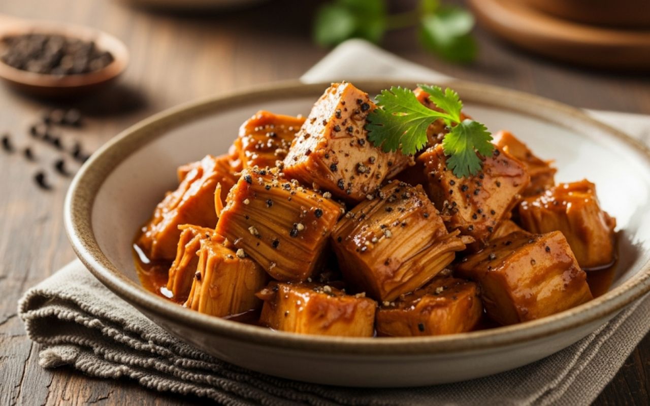 Mít Non Kho Tiêu – Đậm Đà, Dễ Làm Bữa Cơm Chay