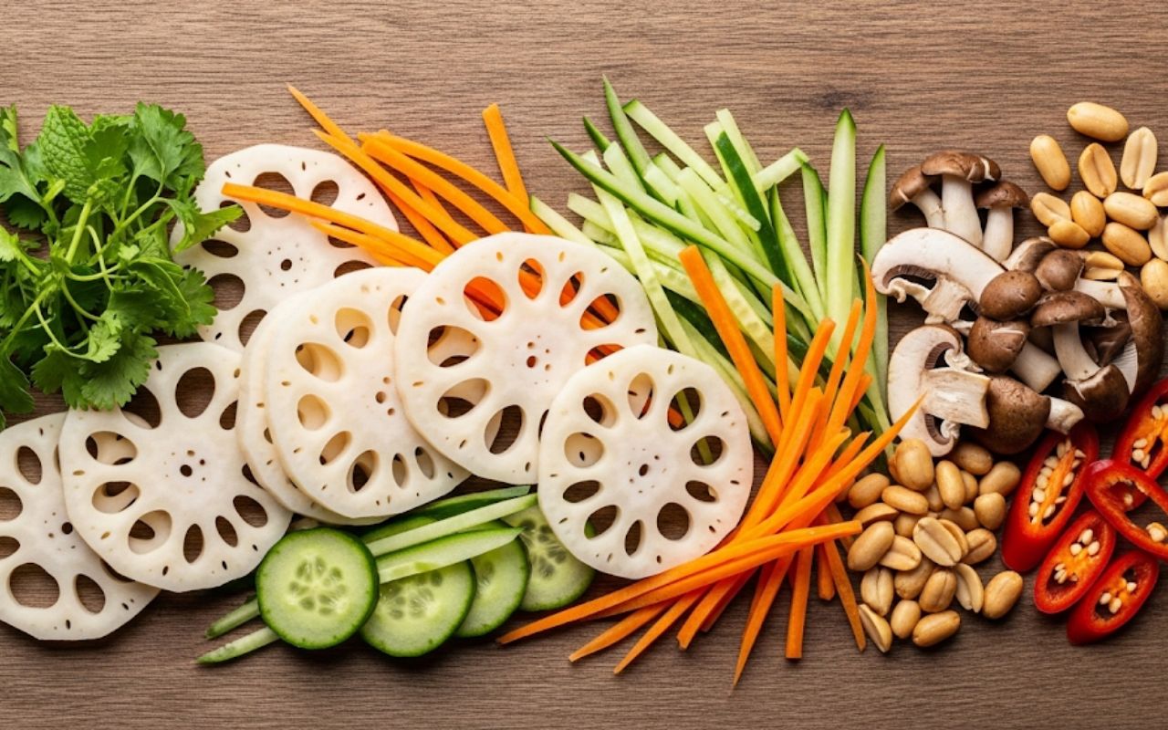 Gỏi Ngó Sen Chay - Món Ăn Ngon Lành, Dễ Làm Cho Mọi Nhà