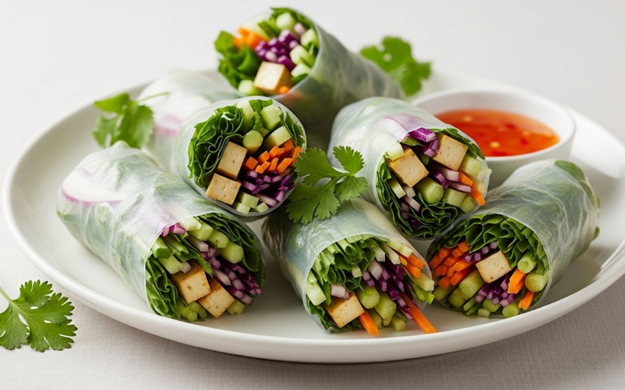 Bì Cuốn Chay: Món Ăn Thanh Đạm, Tươi Ngon Và Dễ Làm