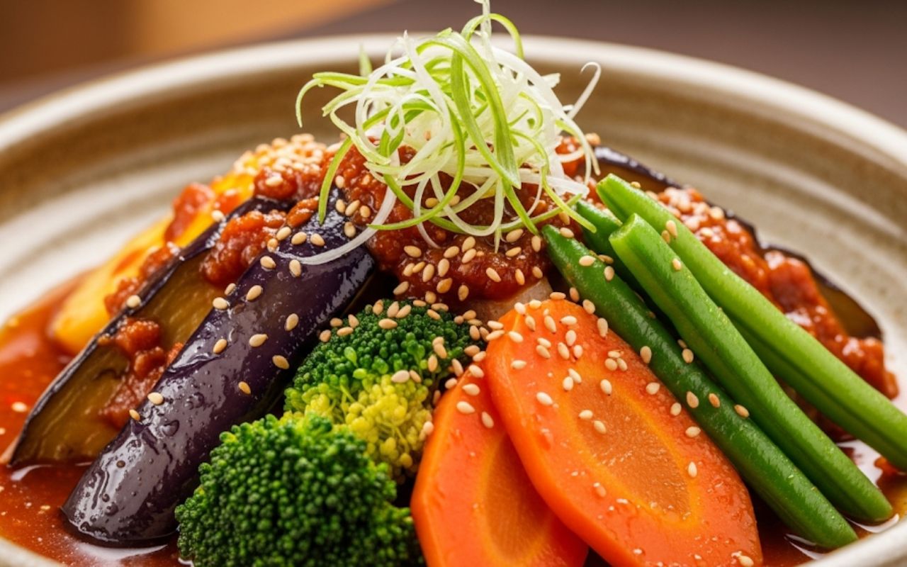 Rau Củ Kho Tương – Món Chay Dân Dã Hấp Dẫn